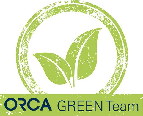 Das ORCA GREEN Team erarbeitet Konzepte, Strategien und Maßnahmen zur Reduzierung des CO2-Fußabdrucks Quelle: ORCA Software GmbH