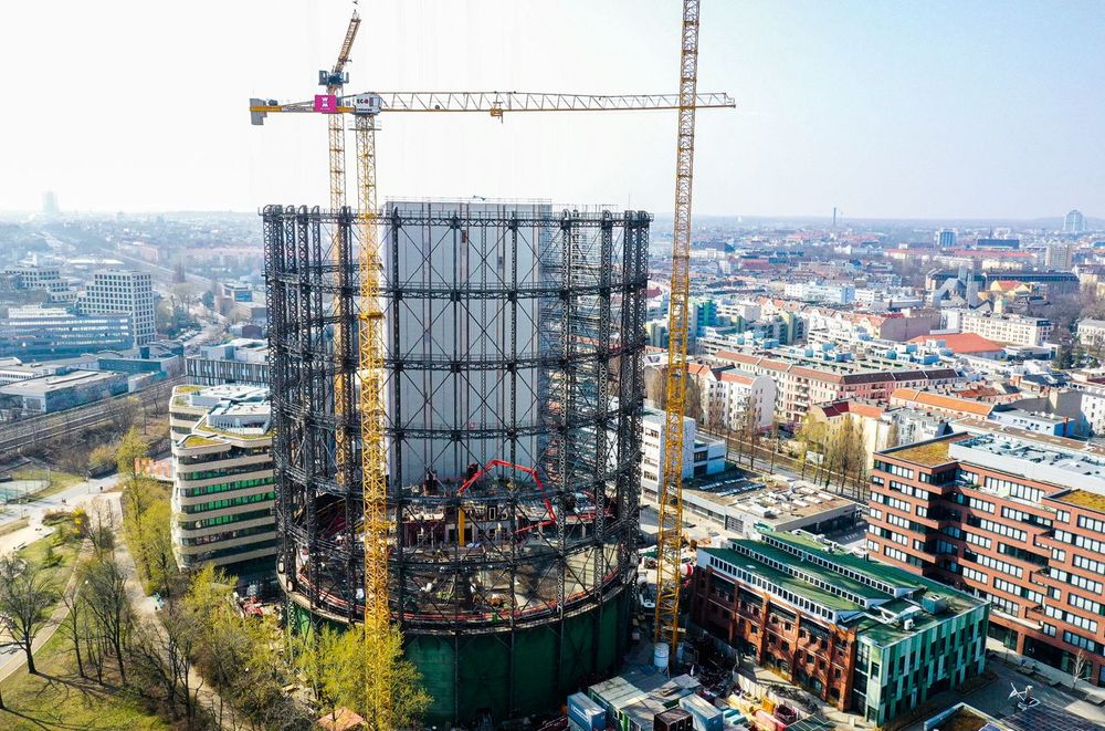WOLFF & MÜLLER ist mit dem Ausbau des Gasometers auf dem EUREF-Campus in Berlin-Schöneberg beauftragt Quelle: WOLFF & MÜLLER