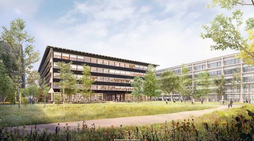 Bild 1 So wird es bald aussehen: HORTUS auf dem BaseLink-Areal in Allschwil bei Basel/CH Quelle: Herzog & de Meuron