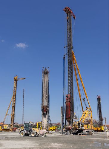 Bild 3 Eine besonders nachhaltige Lösung im Spezialtiefbau bietet PORR mit den Greenpile-Pfahlsystemen. (Quelle: PORR)
