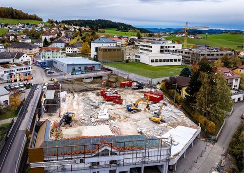 Bild 2 Der neue Einkaufsmarkt wird nach dem Rückbau an derselben Stelle wieder errichtet